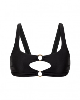 Black Without Push Up Bikini Top M Vivienvance